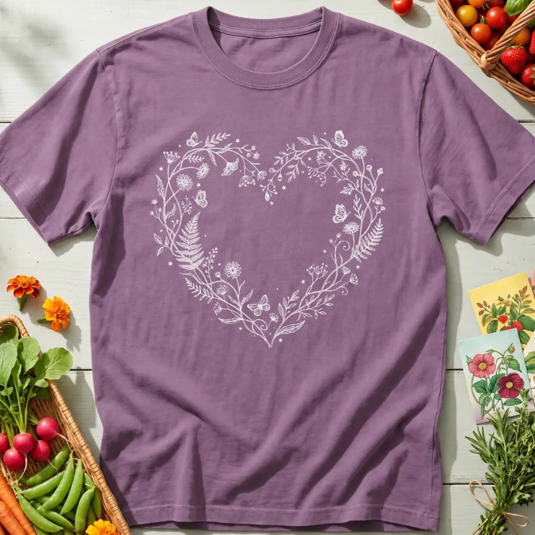 Floral Heart T-Shirt