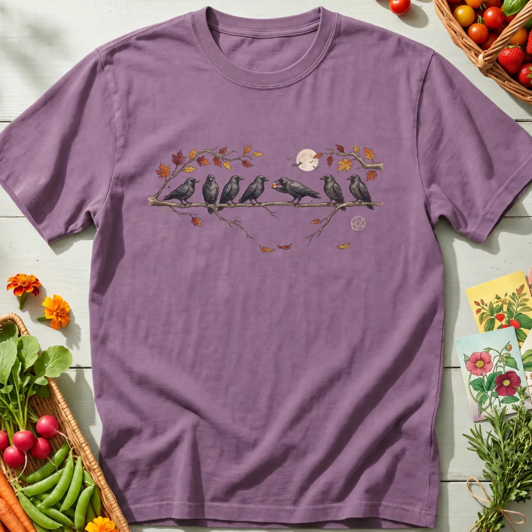 Autumn Crows Branch T-Shirt