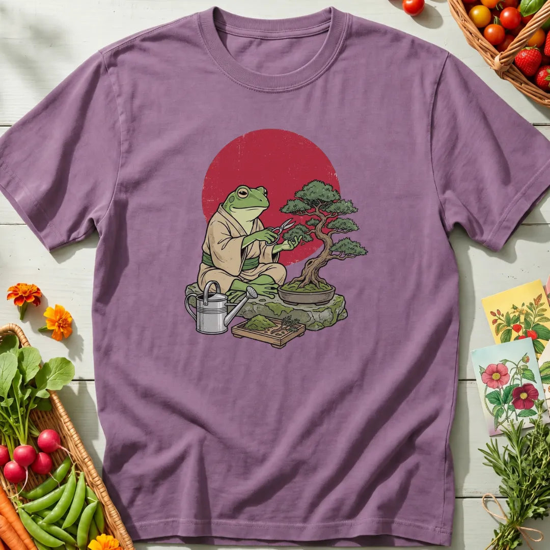 Zen Frog Bonsai T-Shirt