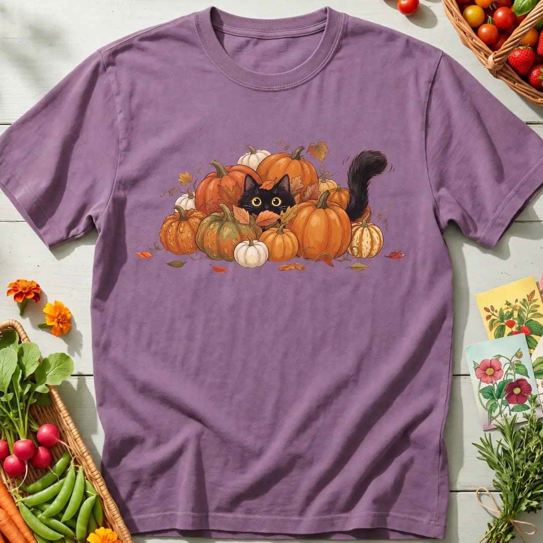 Pumpkin Patch Cat T-Shirt