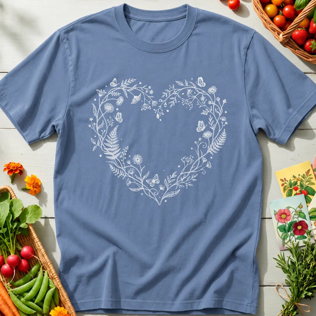 Floral Heart T-Shirt