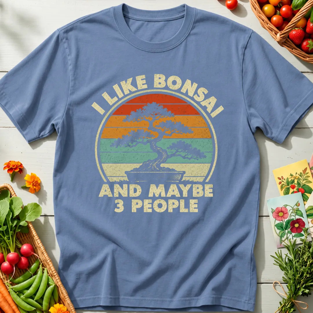 Bonsai And Three People T-Shirt