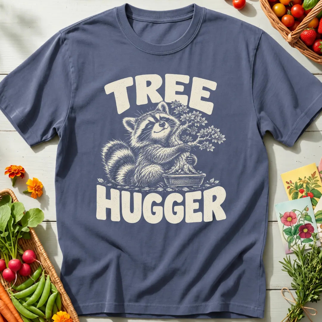 Bonsai Raccoon Hugger T-Shirt
