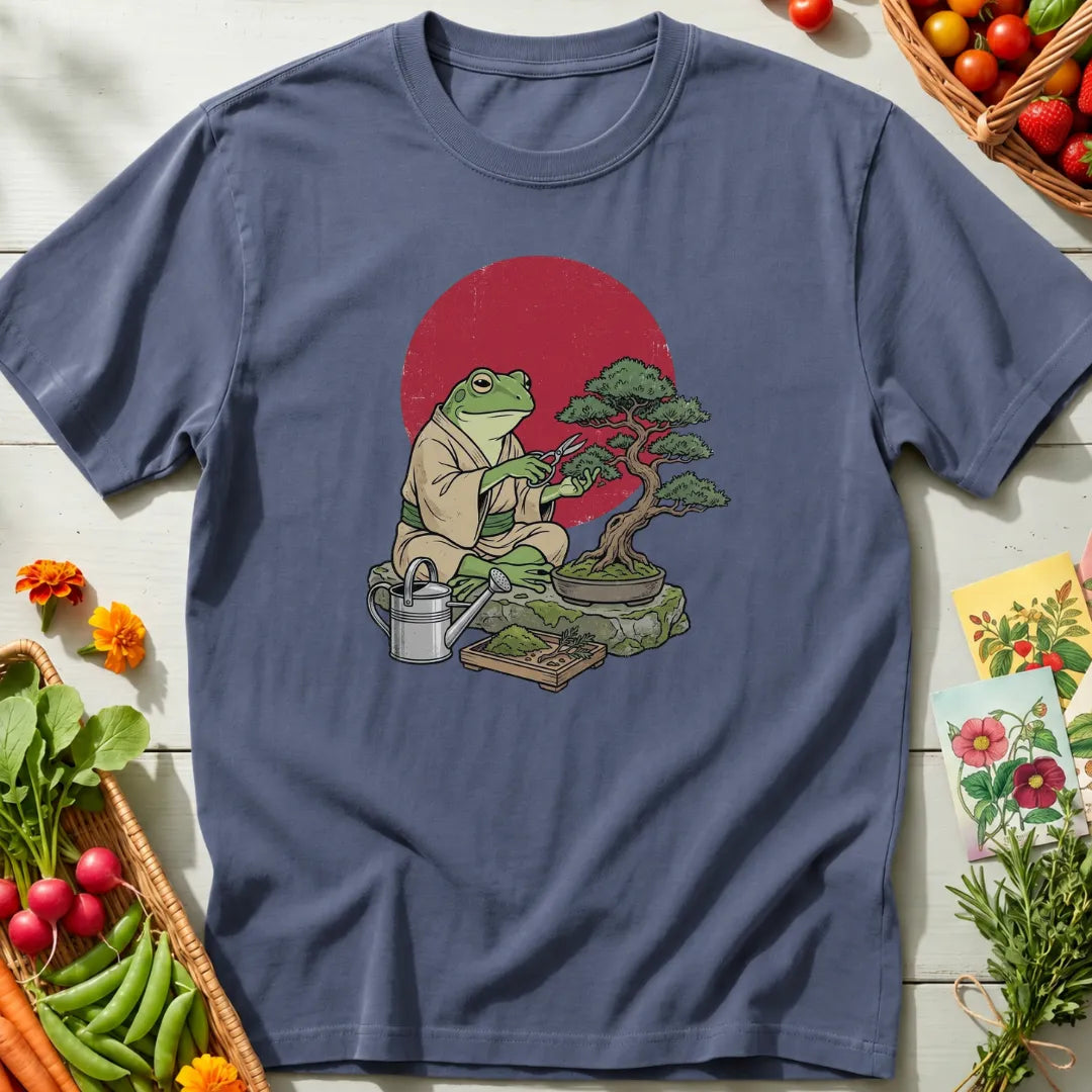 Zen Frog Bonsai T-Shirt