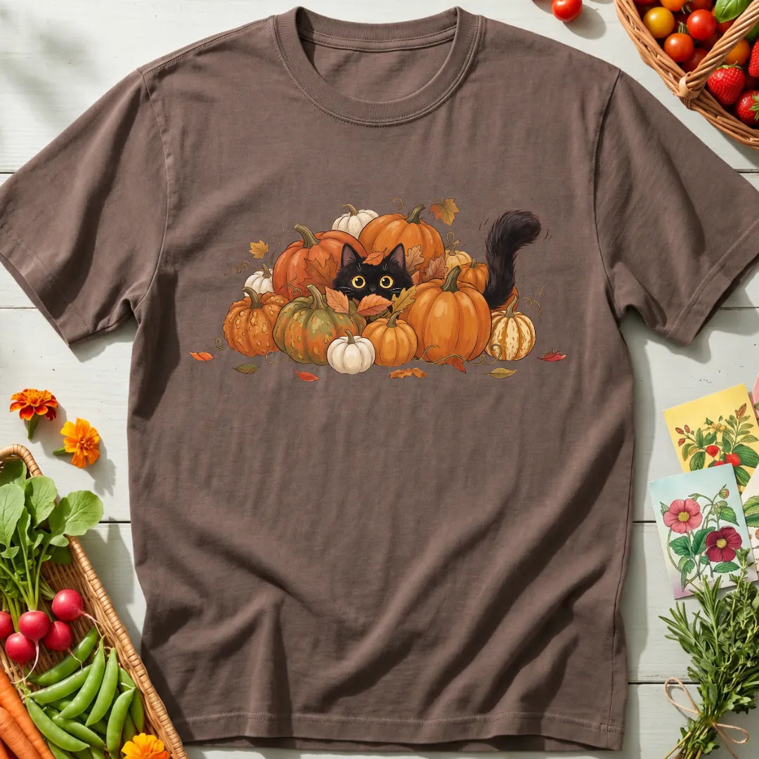 Pumpkin Patch Cat T-Shirt
