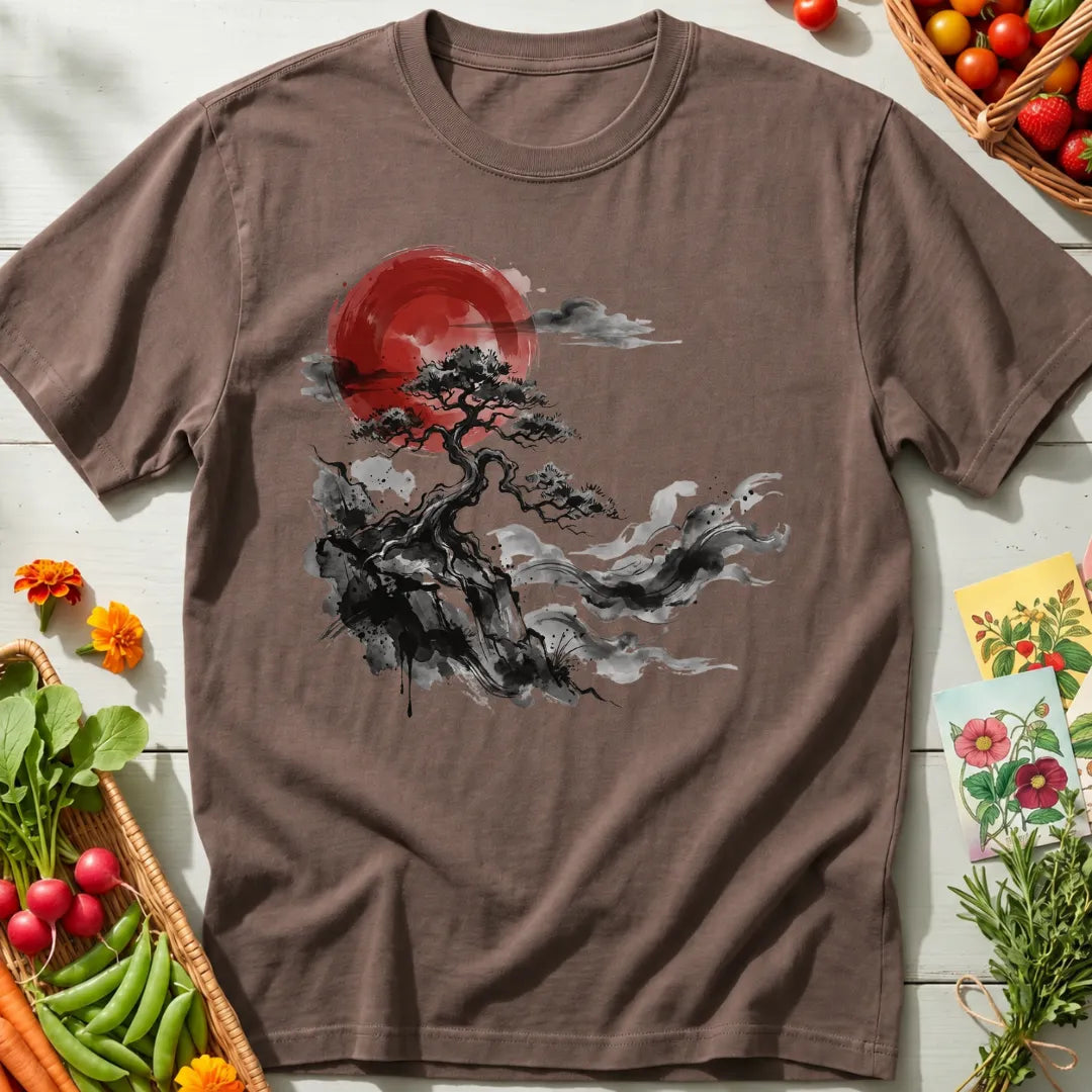 Bonsai Ink Landscape T-Shirt