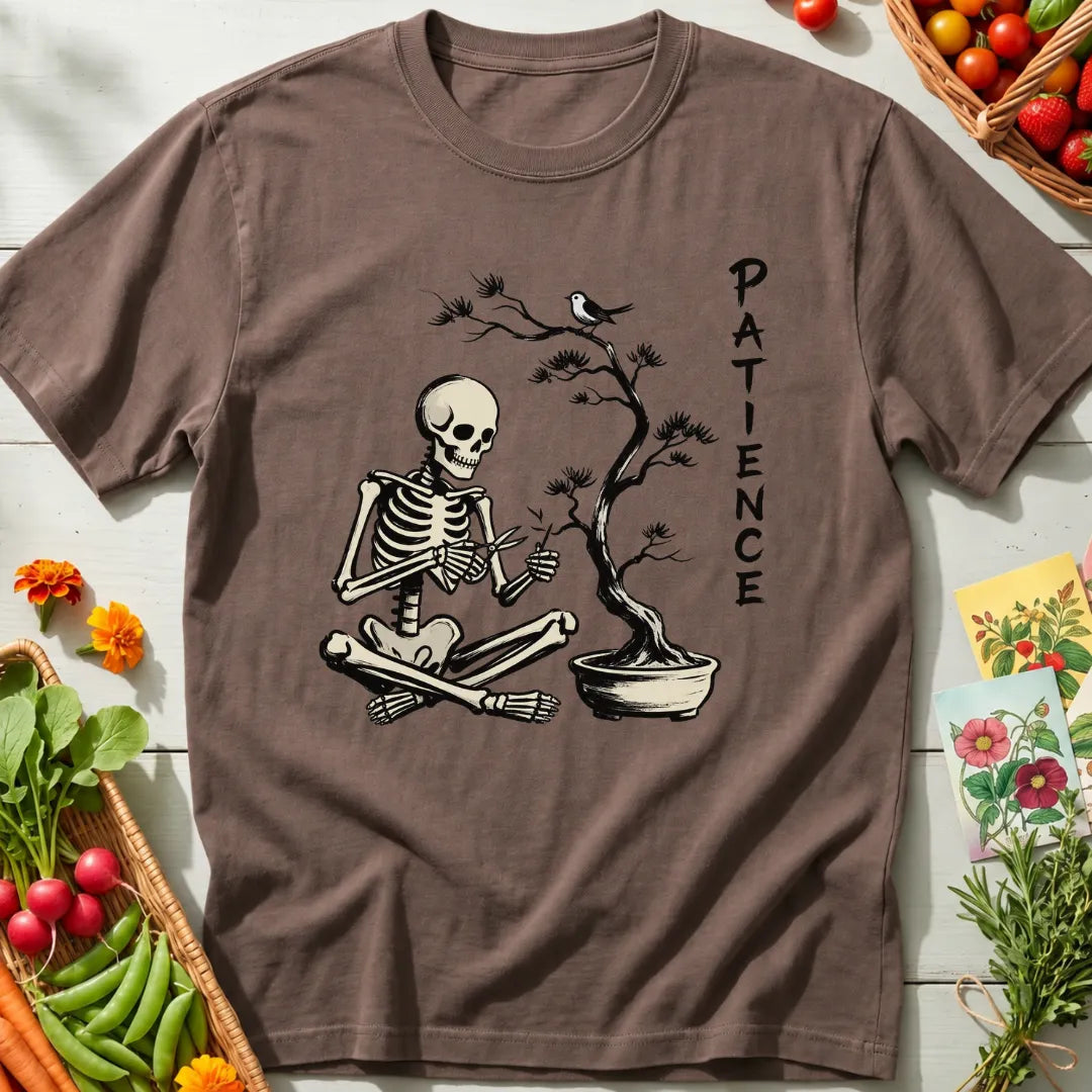 Bonsai Patience Skeleton T-Shirt