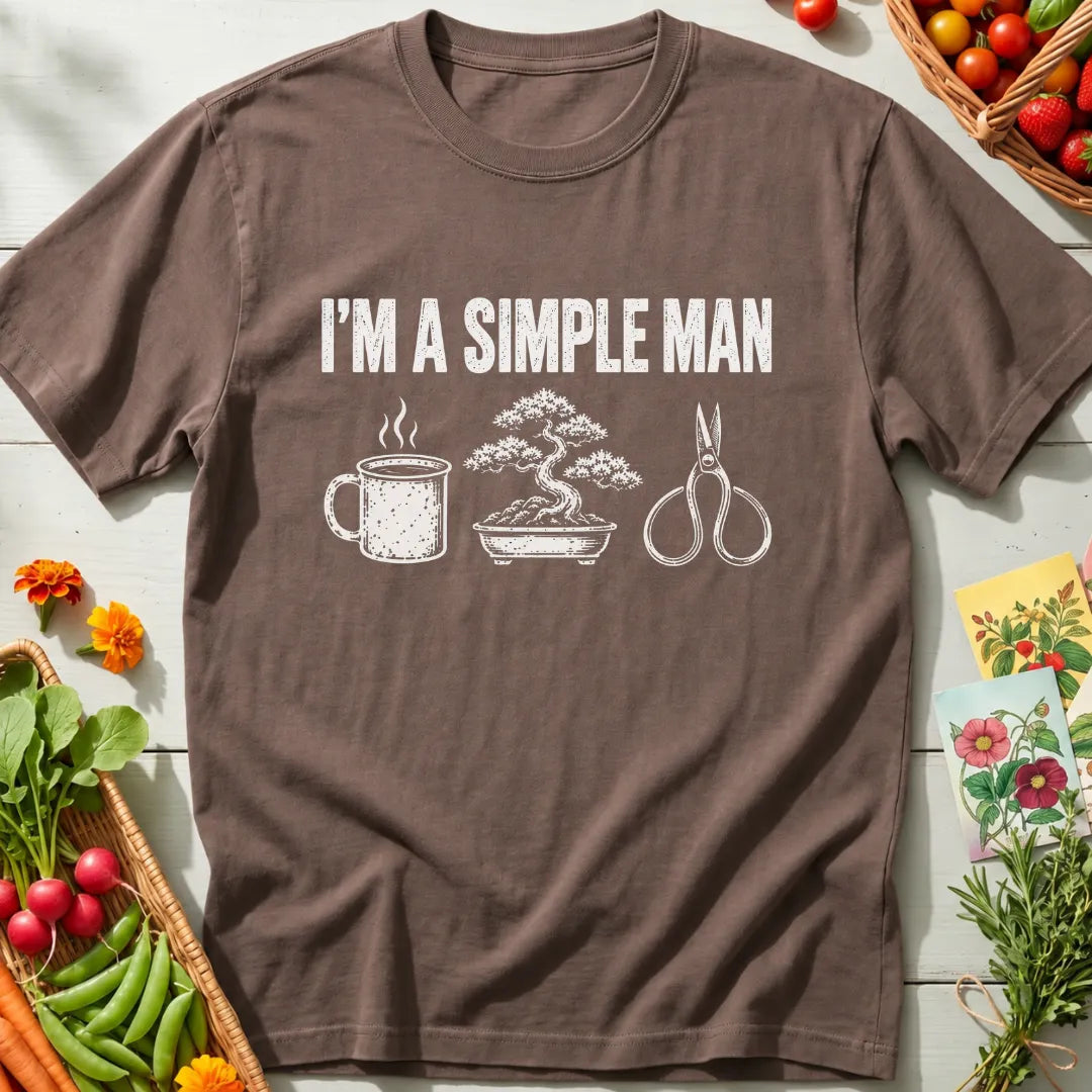 Simple Bonsai Man T-Shirt