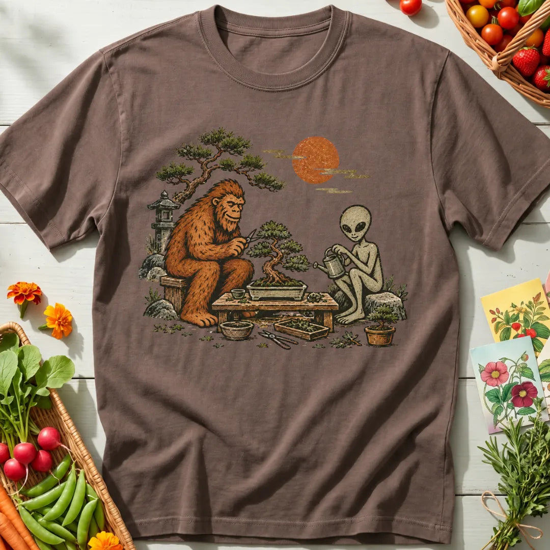 Bigfoot Alien Bonsai T-Shirt