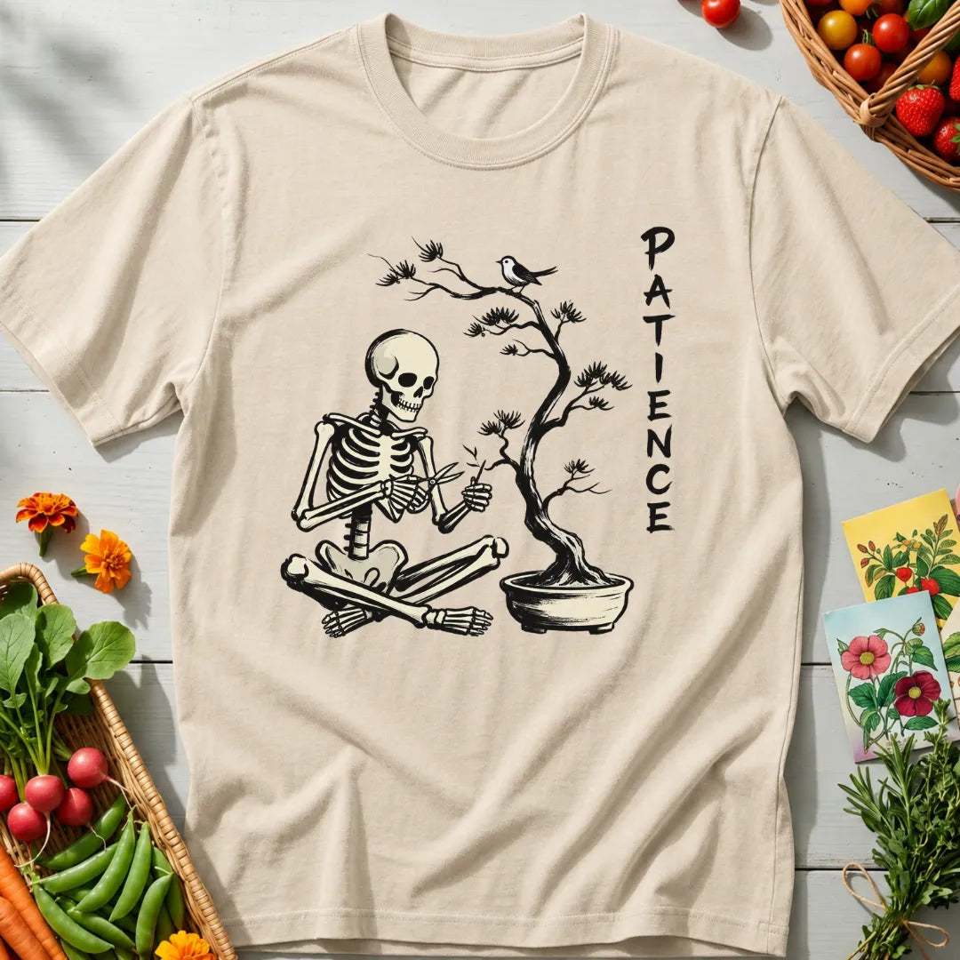 Bonsai Patience Skeleton T-Shirt