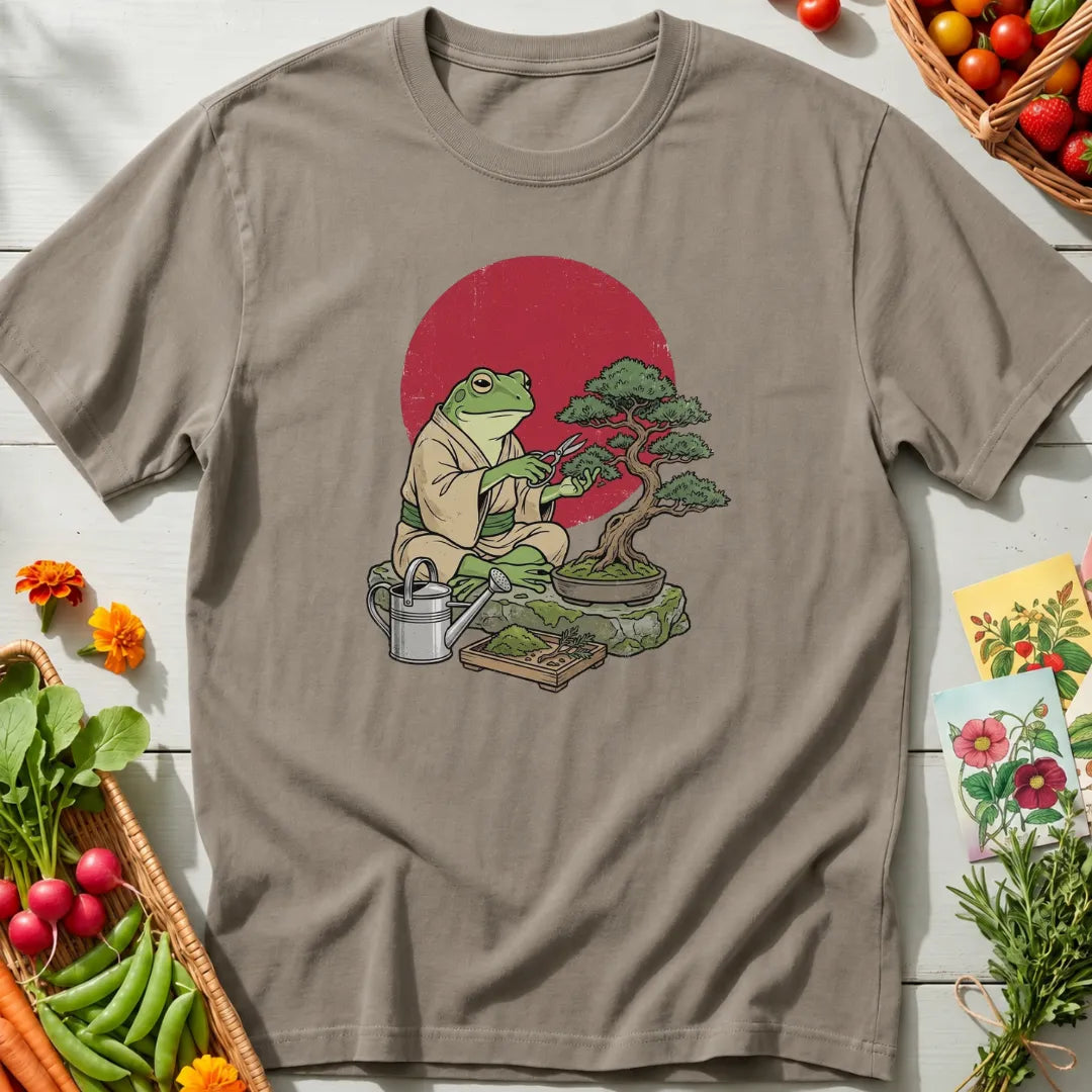 Zen Frog Bonsai T-Shirt
