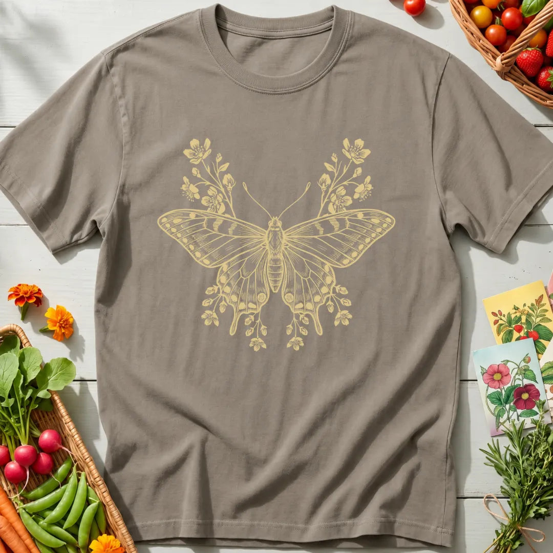 Floral Butterfly T-Shirt