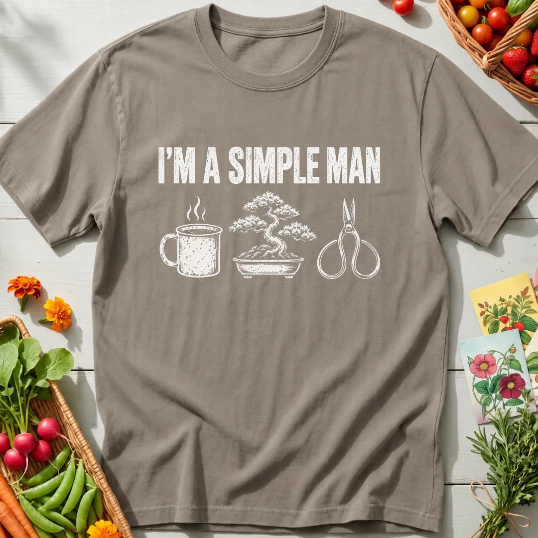 Simple Bonsai Man T-Shirt