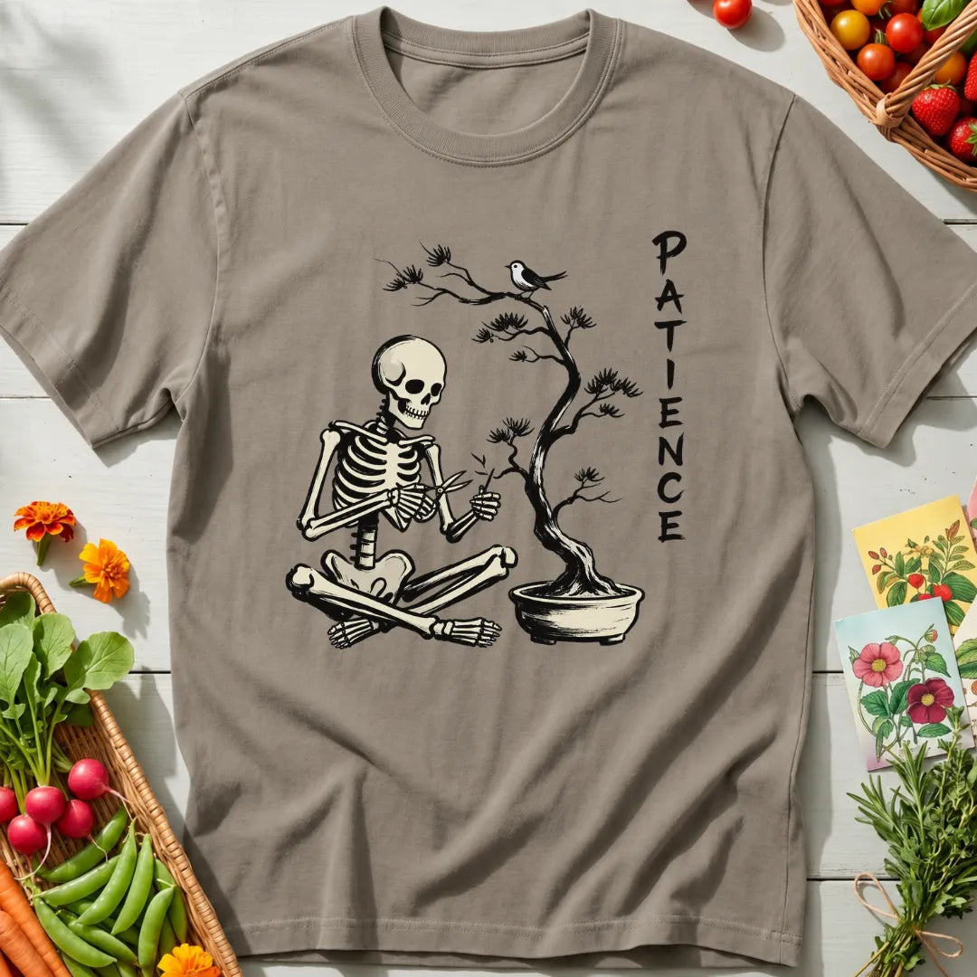 Bonsai Patience Skeleton T-Shirt