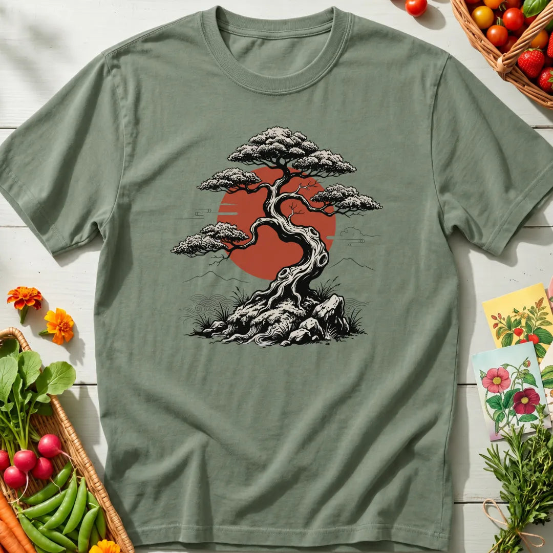 Red Sun Bonsai T-Shirt