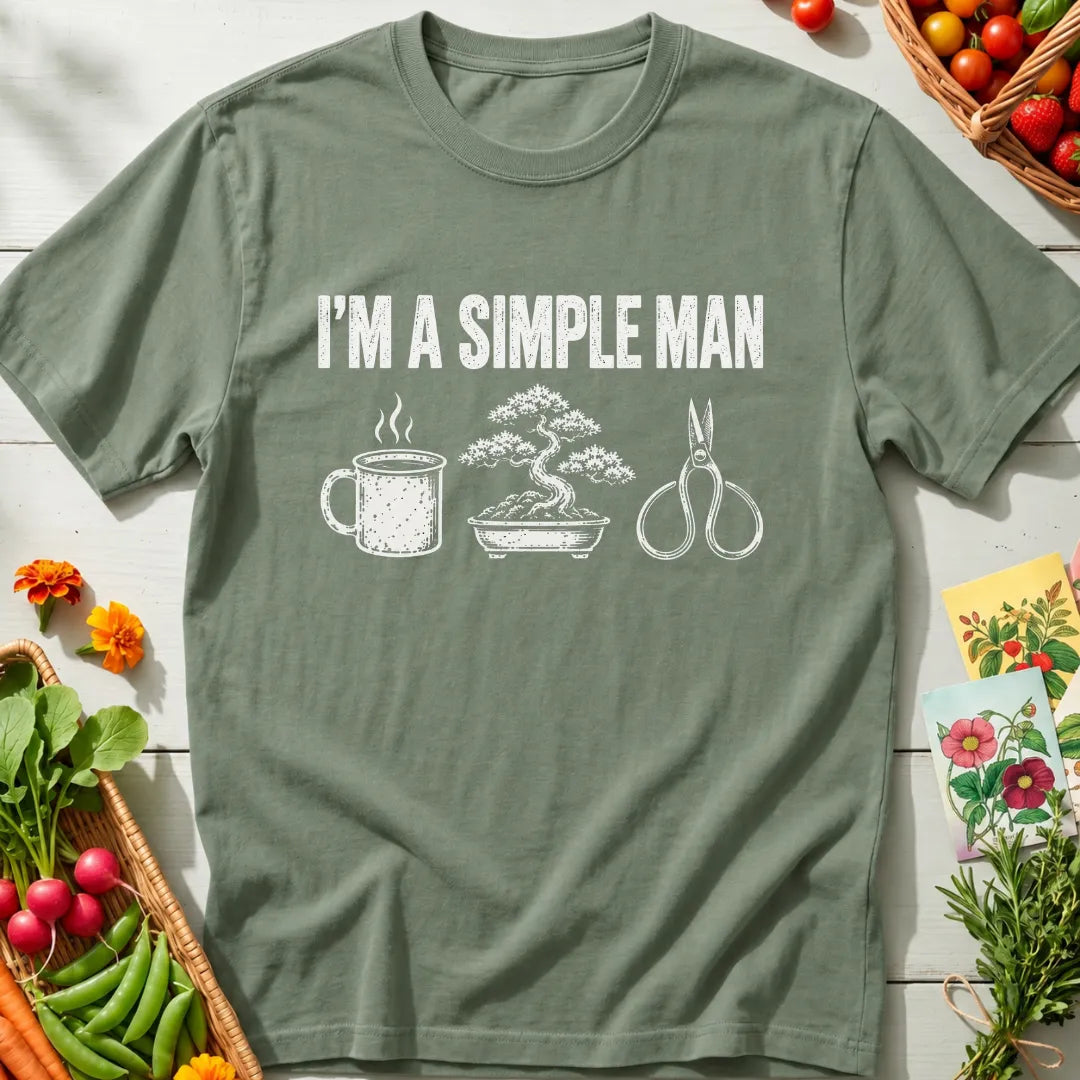 Simple Bonsai Man T-Shirt