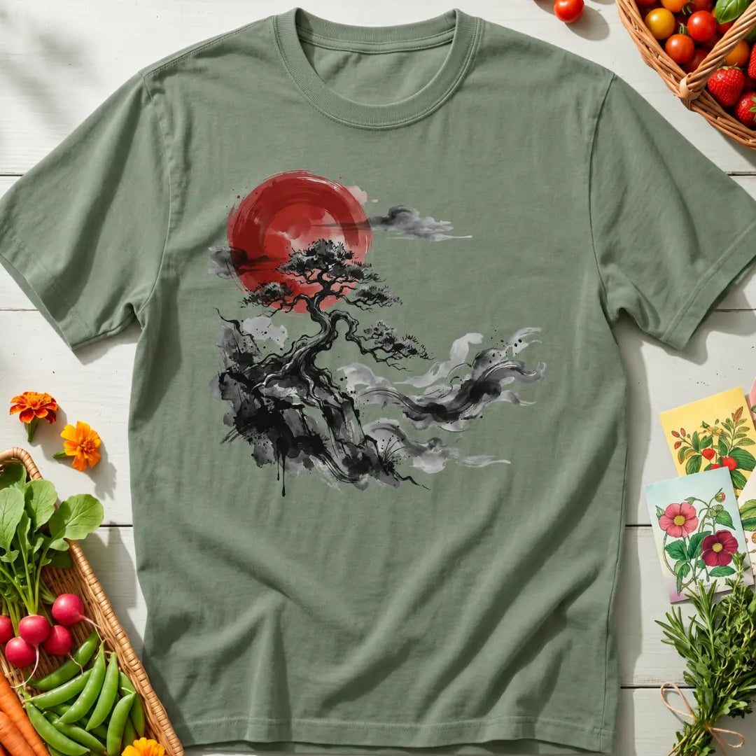 Bonsai Ink Landscape T-Shirt
