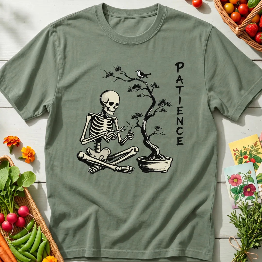 Bonsai Patience Skeleton T-Shirt