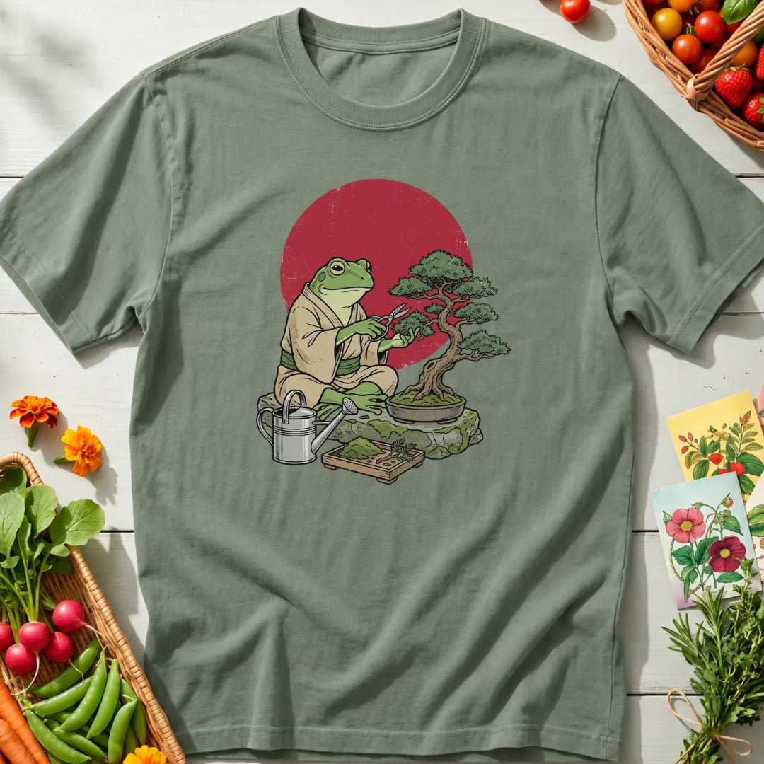 Zen Frog Bonsai T-Shirt