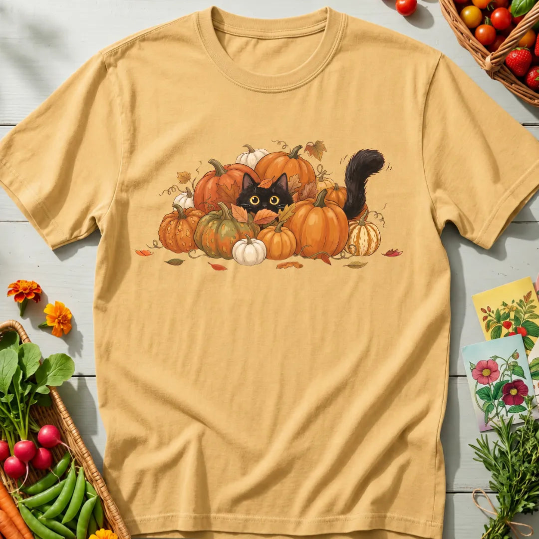Pumpkin Patch Cat T-Shirt