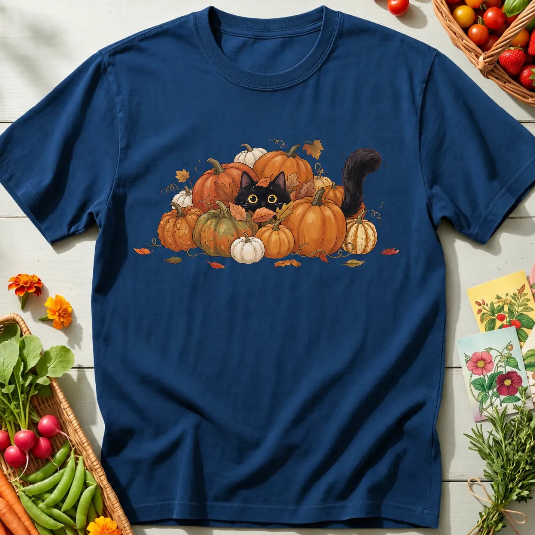 Pumpkin Patch Cat T-Shirt