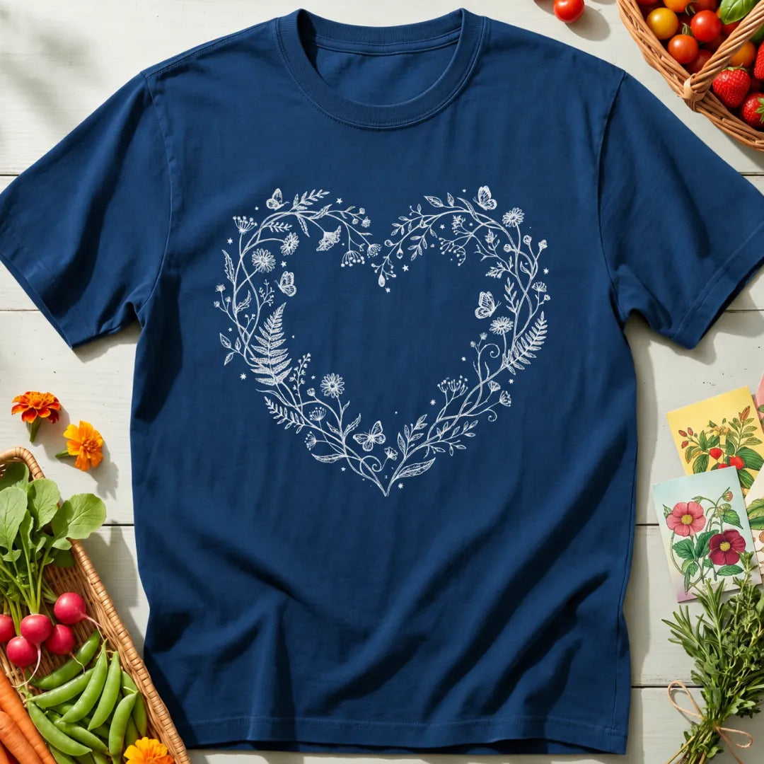 Floral Heart T-Shirt