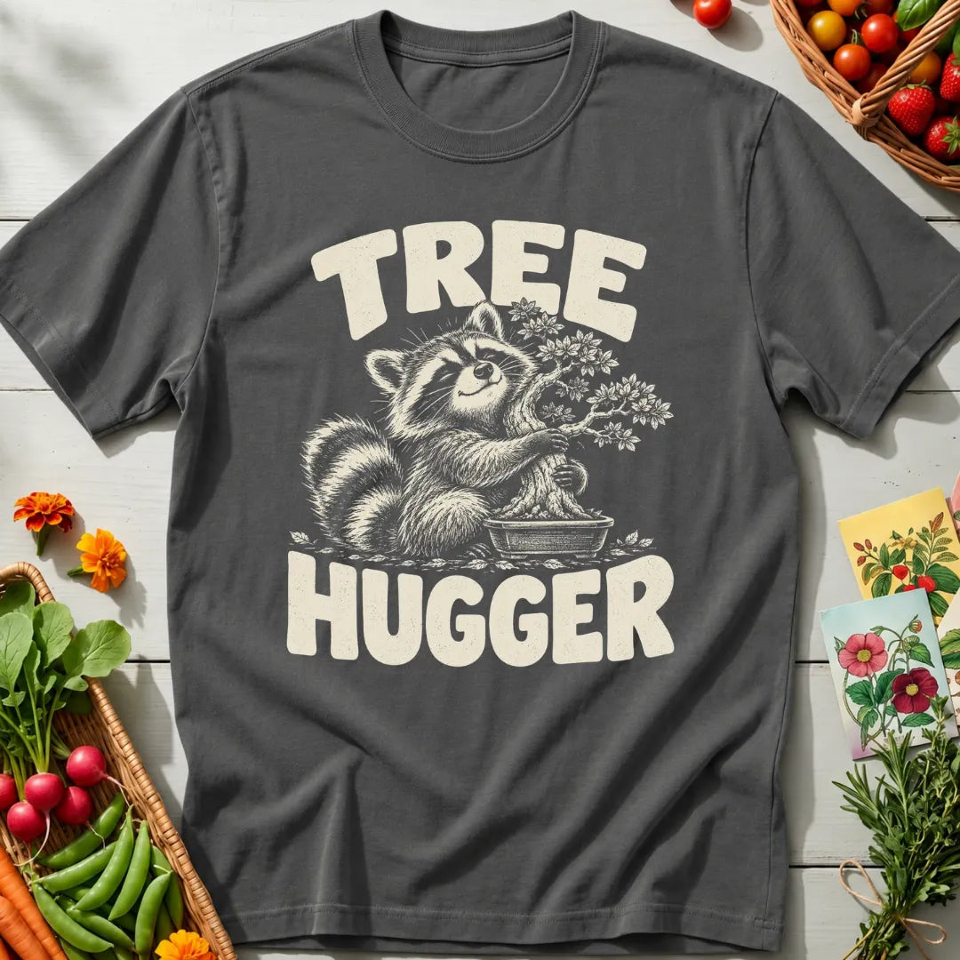Bonsai Raccoon Hugger T-Shirt