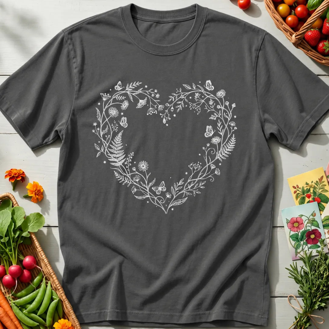 Floral Heart T-Shirt