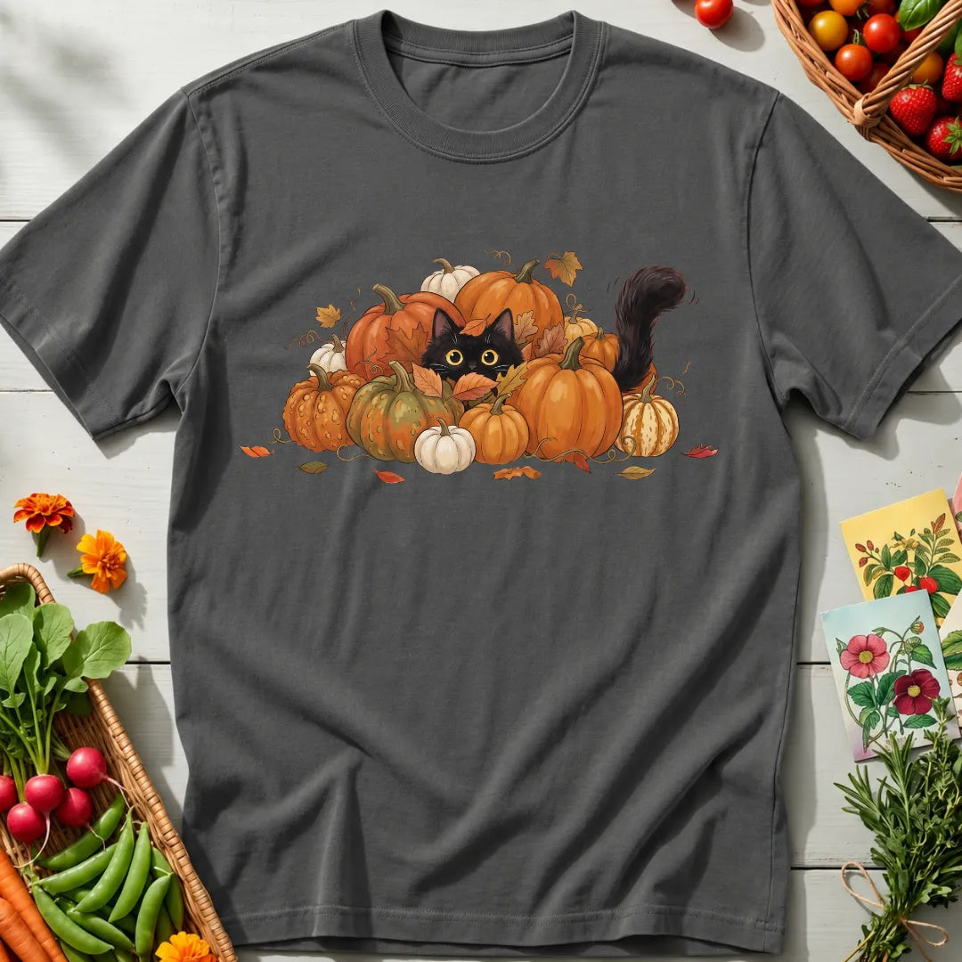 Pumpkin Patch Cat T-Shirt