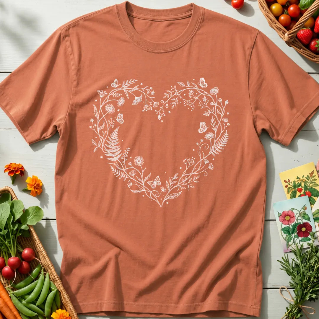 Floral Heart T-Shirt