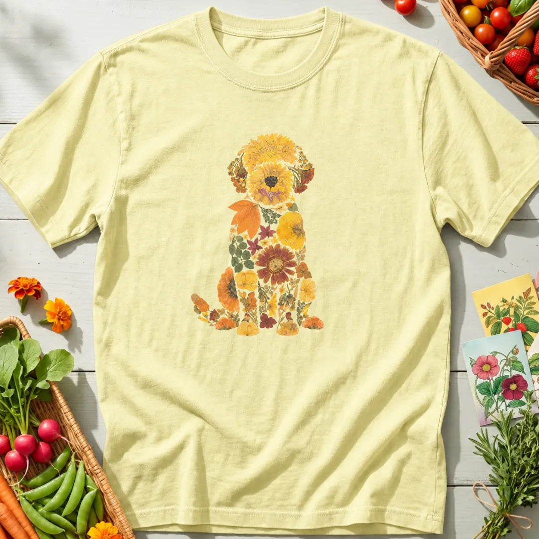 Floral Dog T-Shirt