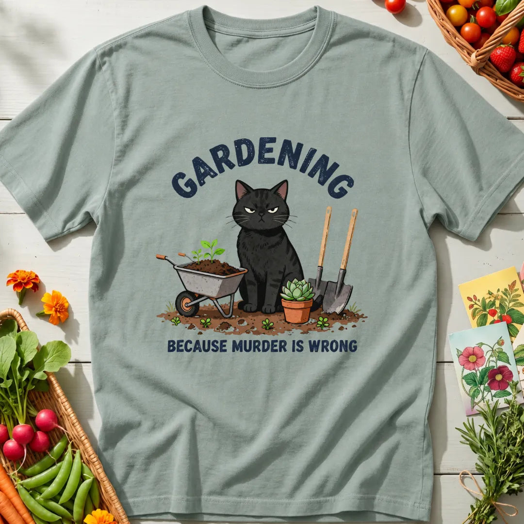 Gardening Murder T-Shirt