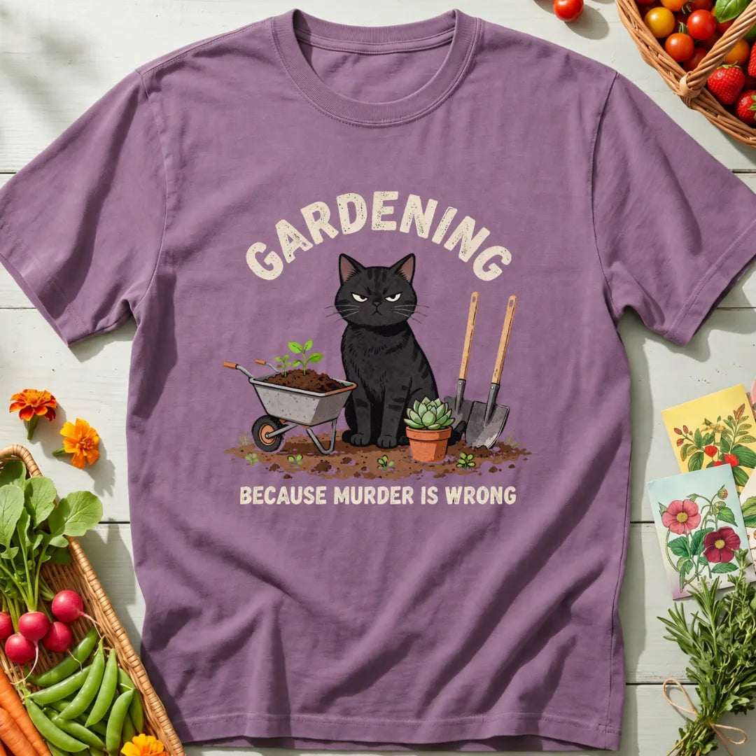Gardening Murder T-Shirt