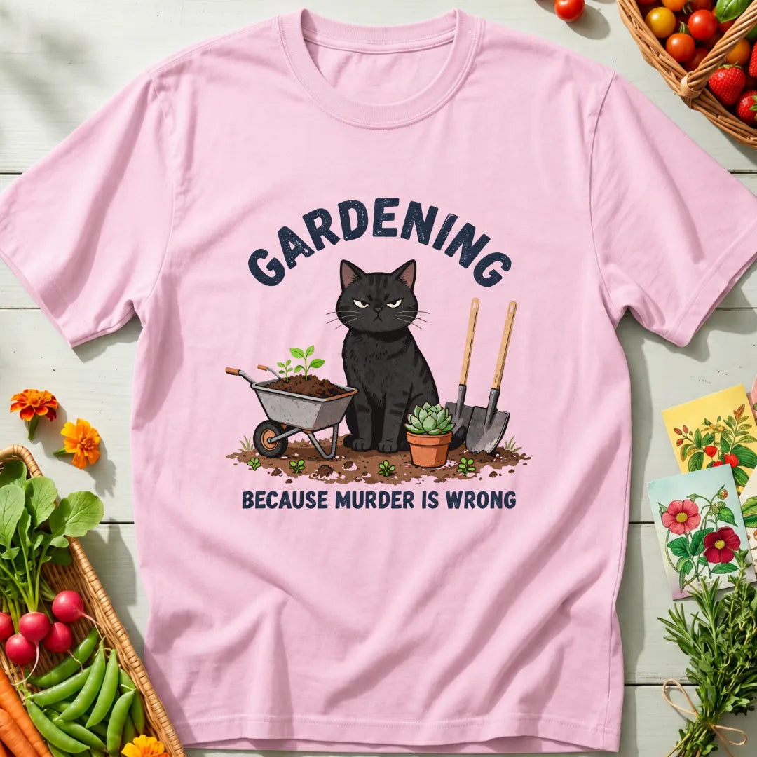 Gardening Murder T-Shirt