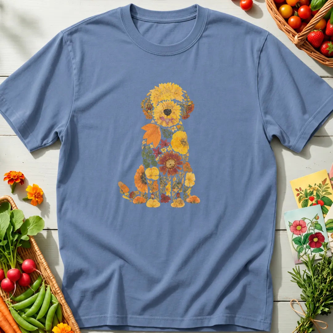 Floral Dog T-Shirt