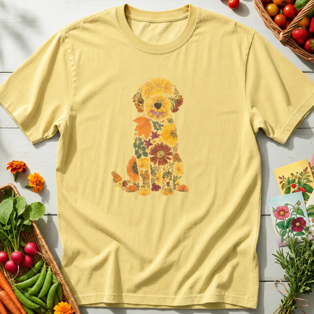 Floral Dog T-Shirt