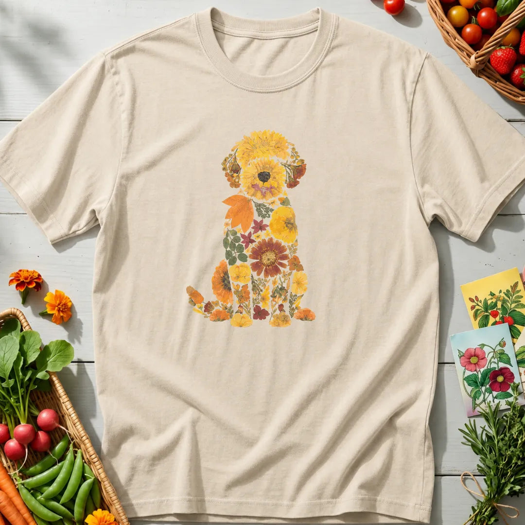 Floral Dog T-Shirt