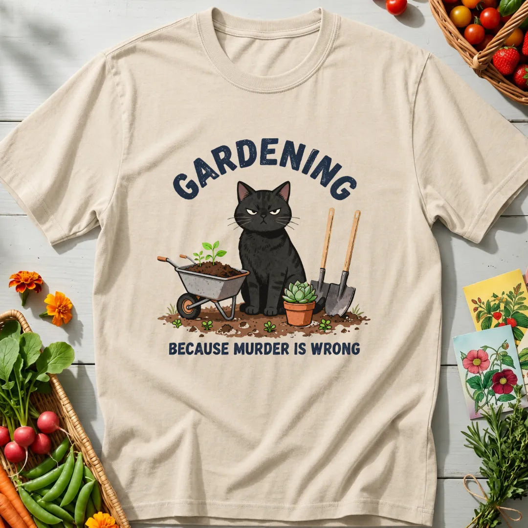 Gardening Murder T-Shirt