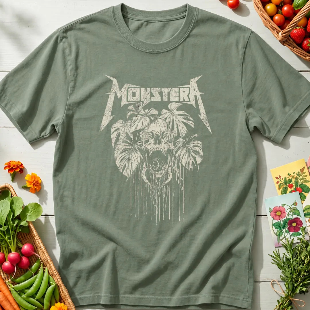 Monstera Skull II T-Shirt