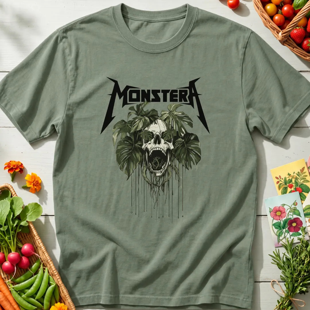 Monstera Skull T-Shirt