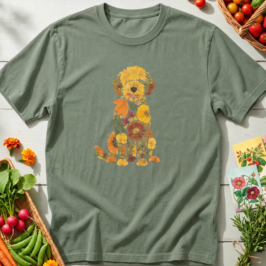 Floral Dog T-Shirt