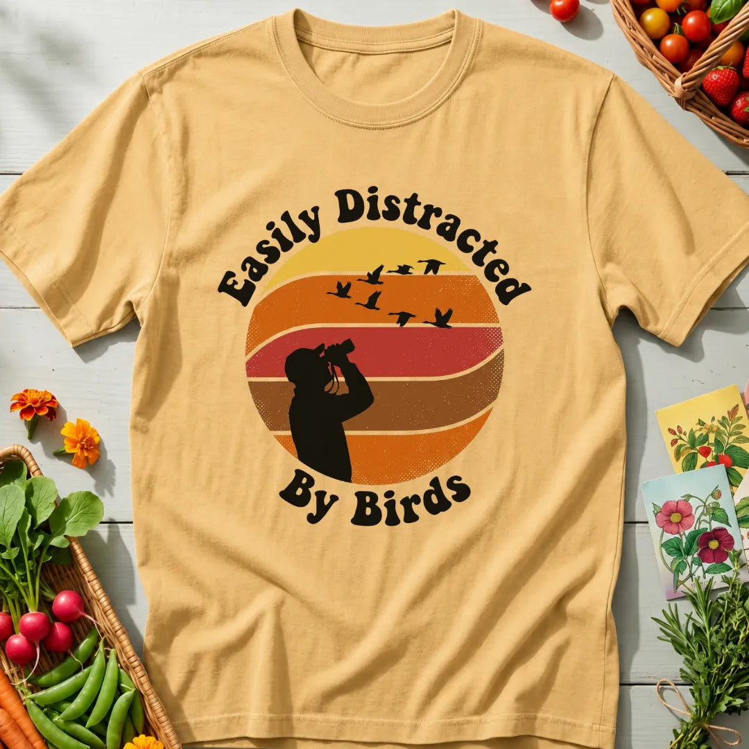 Easily Distracted By Birds T-Shirt