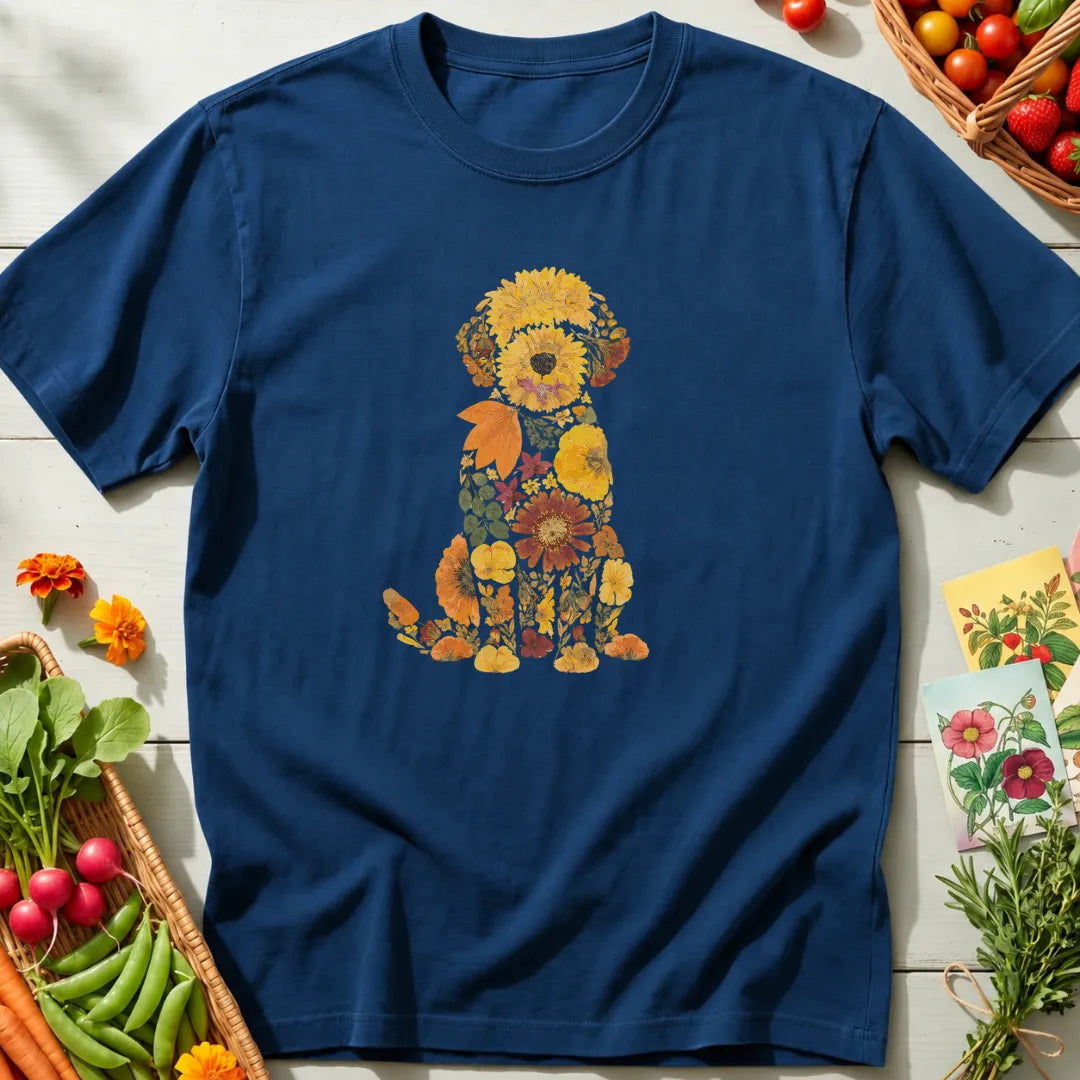 Floral Dog T-Shirt