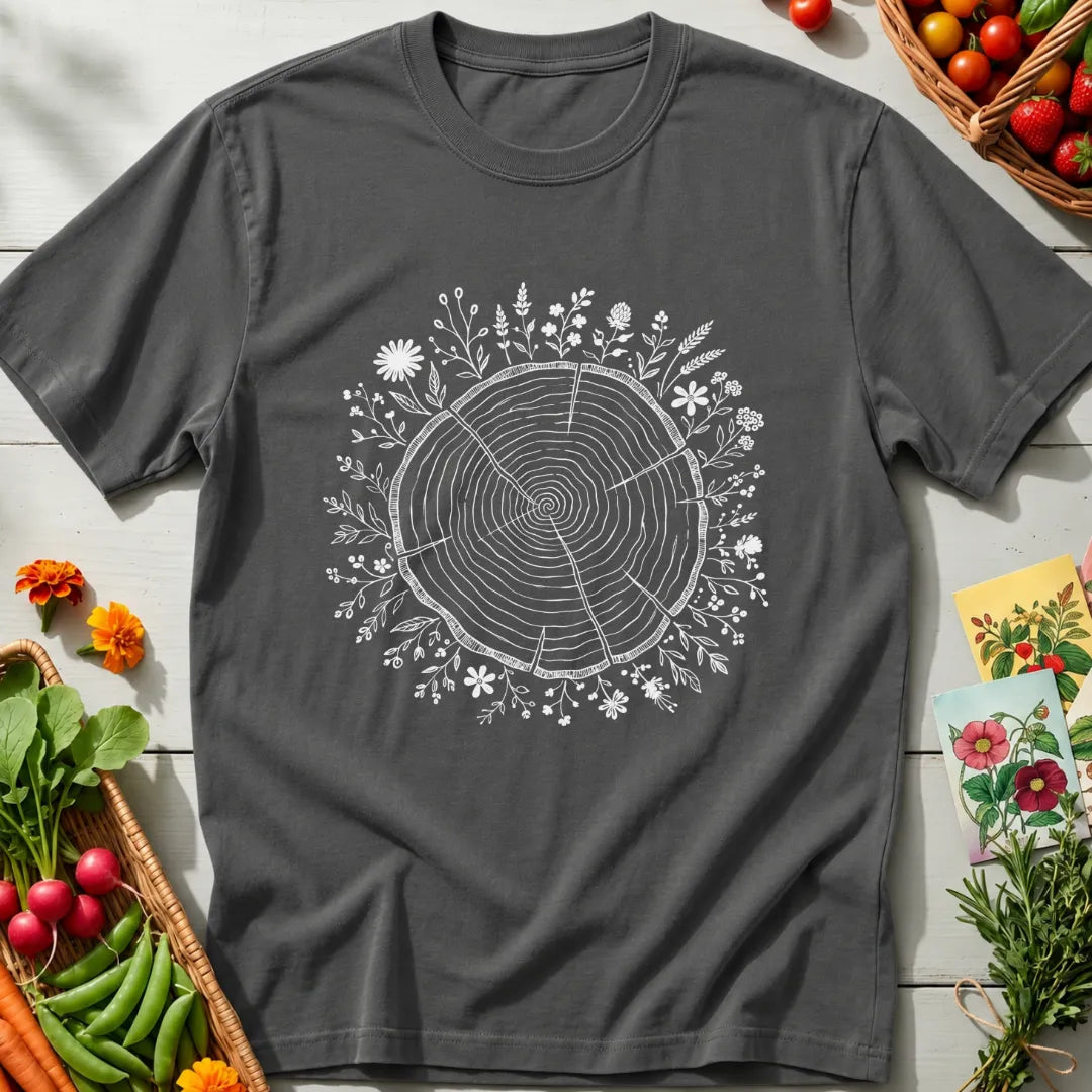 Wildflower Tree Ring T-Shirt