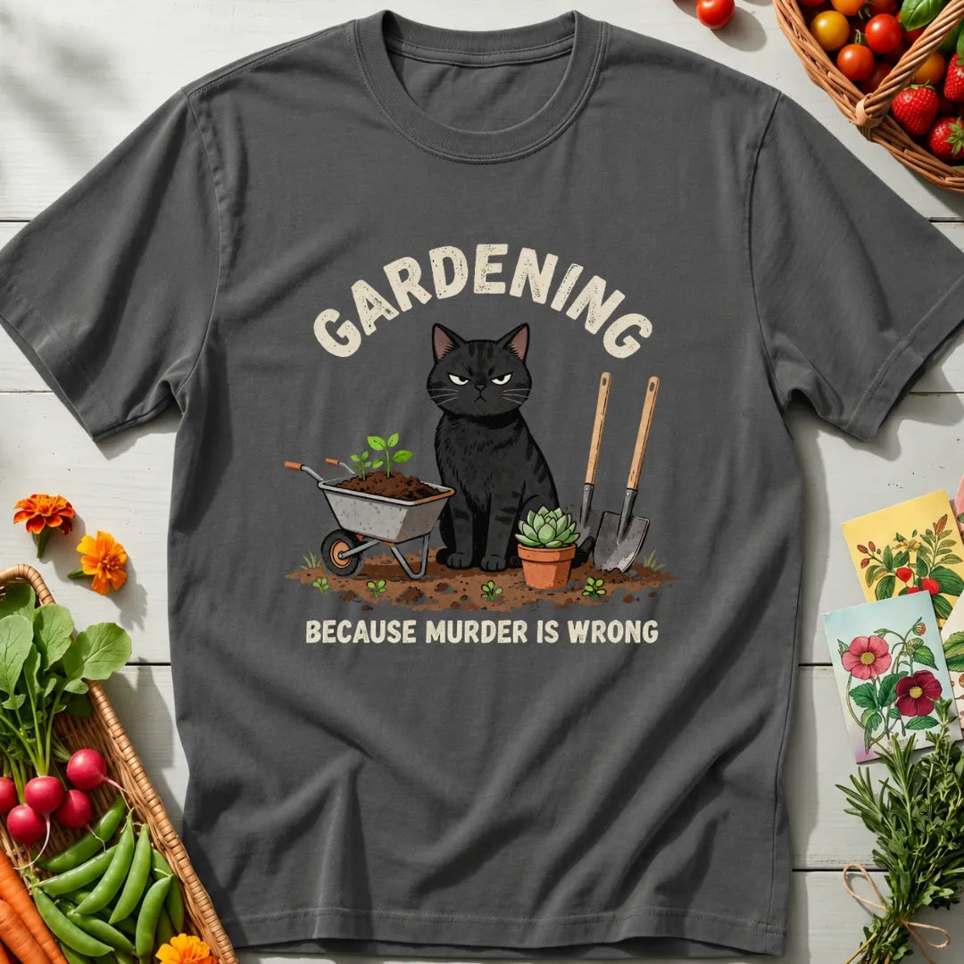 Gardening Murder T-Shirt