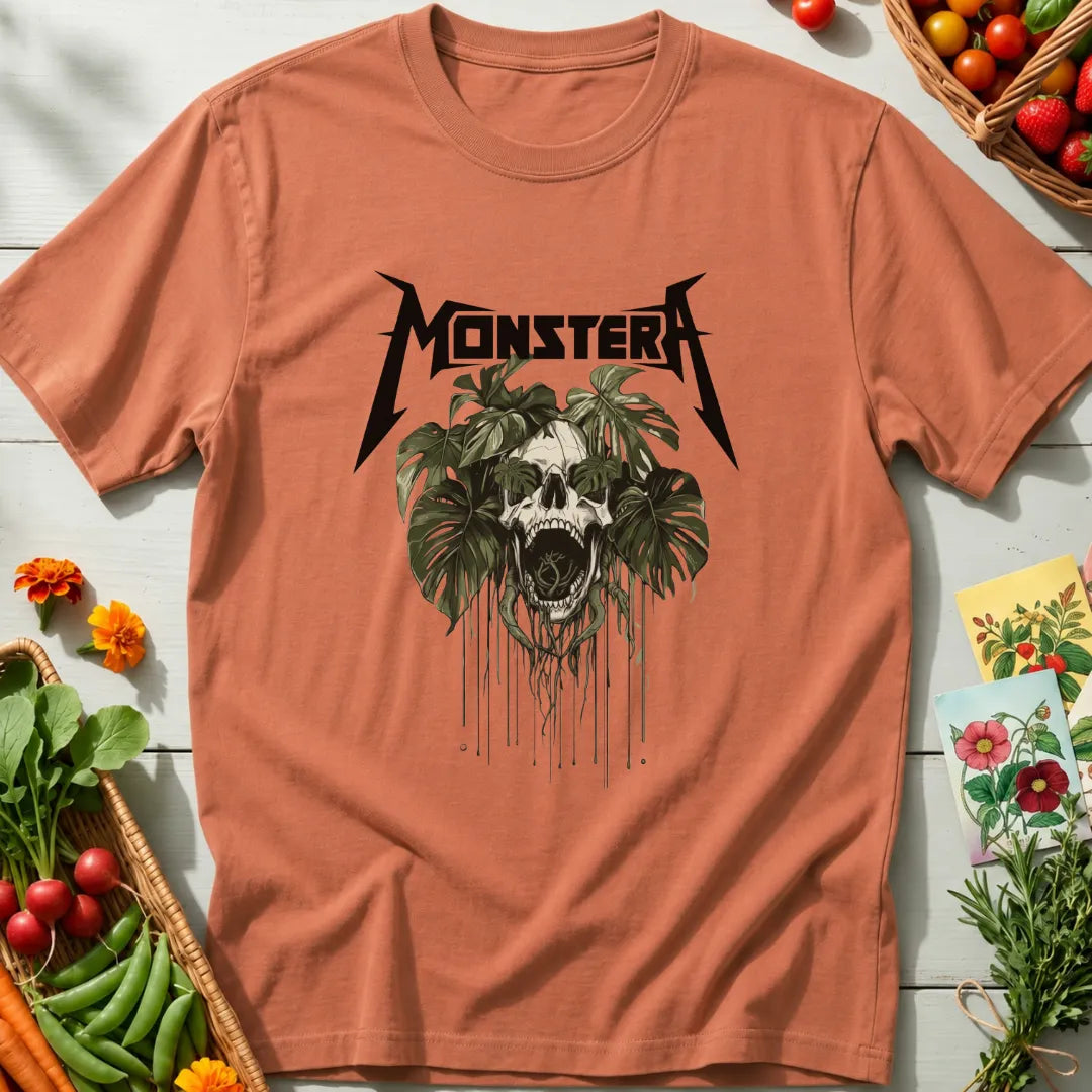 Monstera Skull T-Shirt