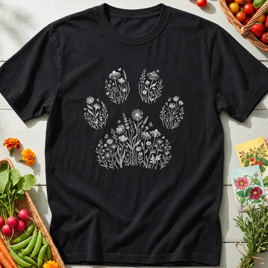 Floral Paw T-Shirt